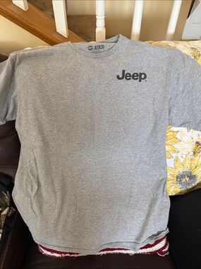Jeep Gray Short Sleeve Crewneck T-Shirt